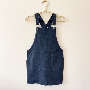 MI AMI VGUC Classic Garment Washed Indigo Denim Pinafore Jumper